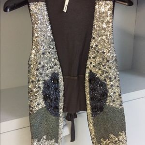 Sequin vest (vintage “Firetrap”)